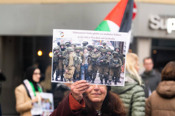 DEU: Pro Palestine Rally Against New Far Right Israeli Government In Bonn