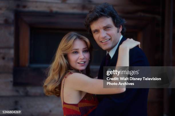 Los Angeles, CA Lisa Eilbacher, David Selby promotional photo for the ABC tv movie 'Love For Rent'.