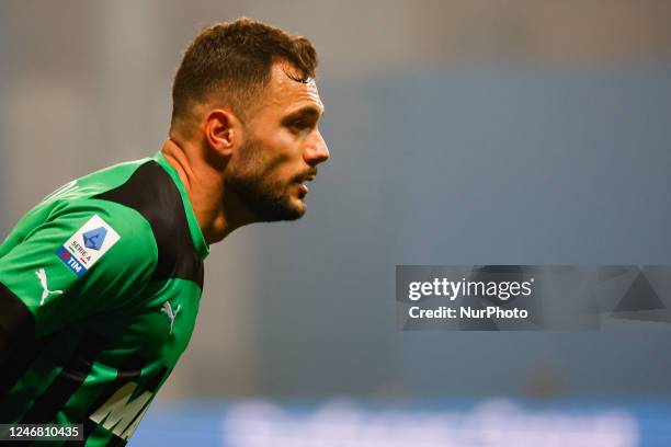 Nedim Bajrami during the italian soccer Serie A match US Sassuolo vs Atalanta BC on February 04, 2023 at the MAPEI Stadium in Reggio Emilia, Italy