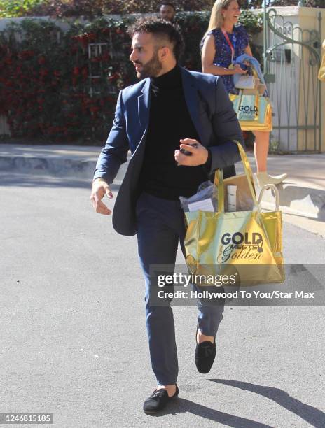 Danell Leyva is seen on February 4, 2023 in Los Angeles, California.