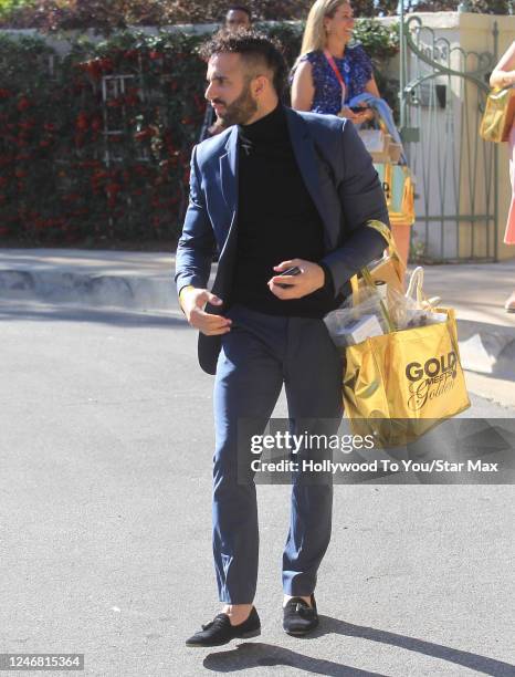 Danell Leyva is seen on February 4, 2023 in Los Angeles, California.