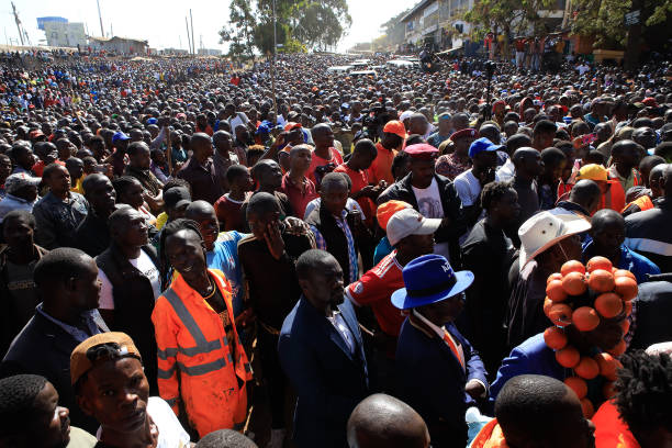 KEN: Azimio Party Hold A Rally In Kibera Slum