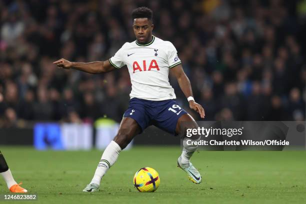 Ryan Sessegnon of Tottenham Hotspur during the Premier League match between Tottenham Hotspur and Manchester City at Tottenham Hotspur Stadium on...