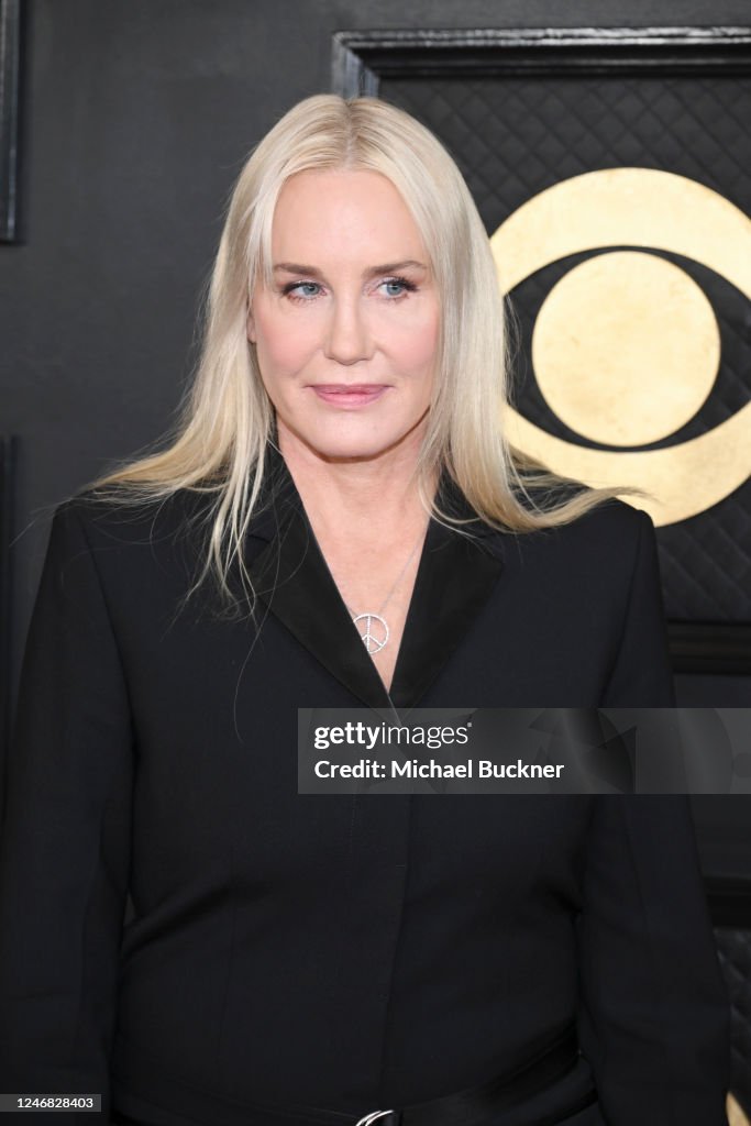 Daryl Hannah at the 65th Annual GRAMMY Awards held at Crypto.com