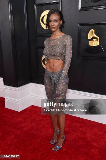 Tiara Thomas arrives at THE 65TH ANNUAL GRAMMY AWARDS, broadcasting live Sunday, February 5, 2023 on the CBS Television Network, and available to...