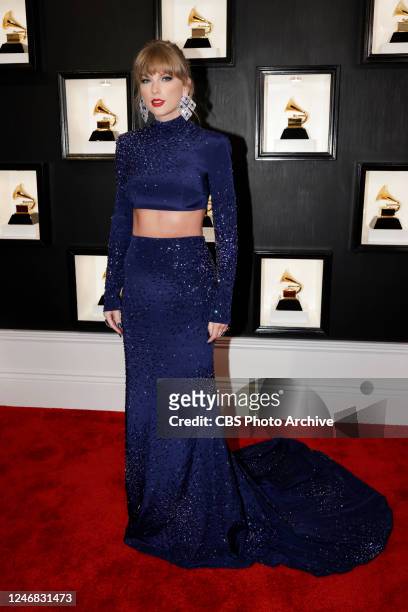 Taylor Swift arrives at THE 65TH ANNUAL GRAMMY AWARDS, broadcasting live Sunday, February 5, 2023 on the CBS Television Network, and available to...