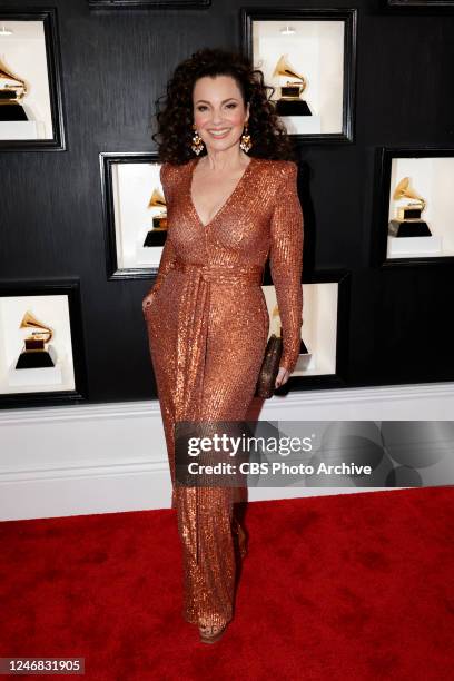 Fran Drescher arrives at THE 65TH ANNUAL GRAMMY AWARDS, broadcasting live Sunday, February 5, 2023 on the CBS Television Network, and available to...