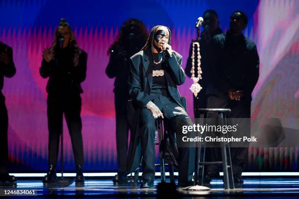 Quavo at the 65th Annual GRAMMY Awards held at Crypto.com Arena on February 5, 2023 in Los Angeles, California.