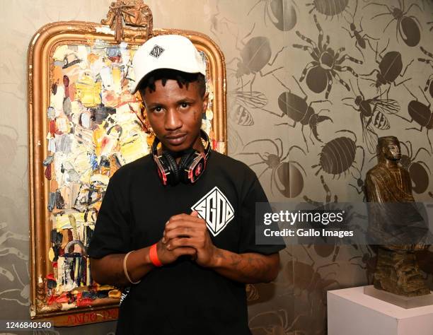 Emtee at the listening session and launch of new album, Isibuko at Circa Art Gallery on January 26, 2023 in Johannesburg, South Africa. Jabulani...