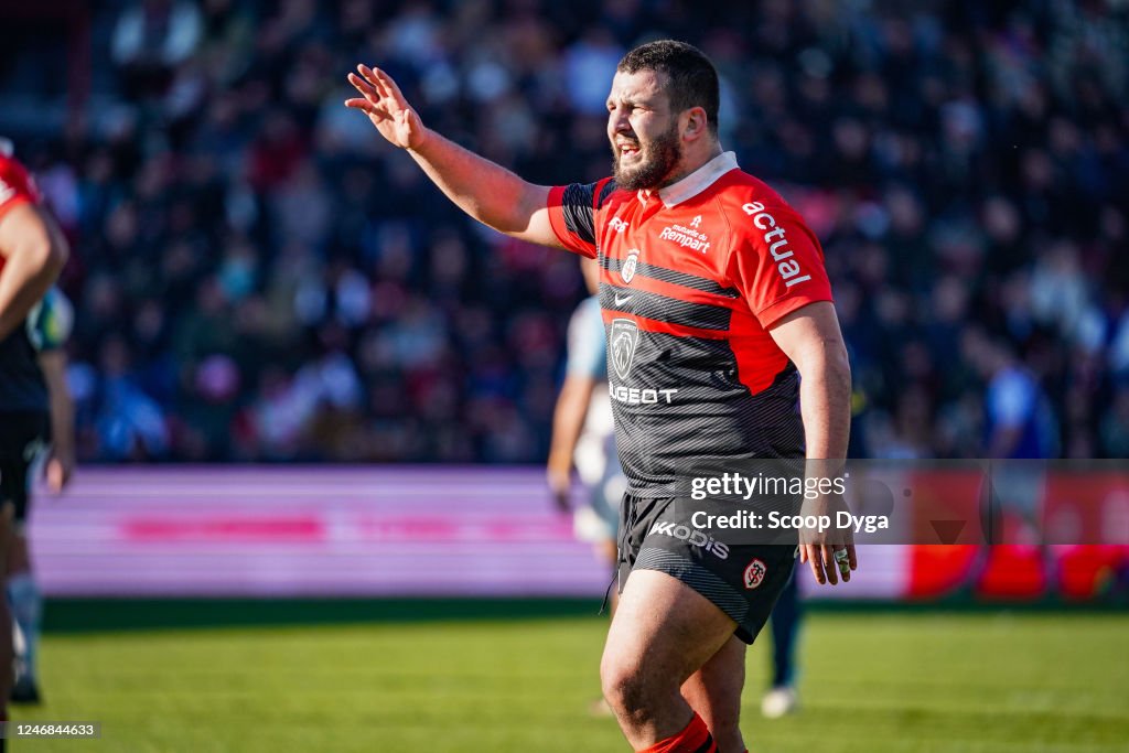 Dorian ALDEGHERI of Stade Toulousain during the Top 14 match between