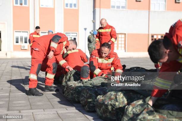 An aid and solidarity committee consisting total of 53 medical personnel including search and rescue specialists and 7 vehicles set out from Tirana,...