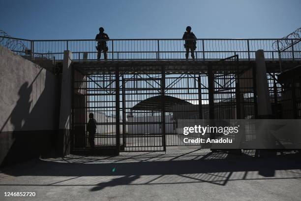 The destruction of hundreds of prohibited objects found in the Ciudad Juarez prison, begins in Ciudad Juarez, Mexico on January 06, 2023....