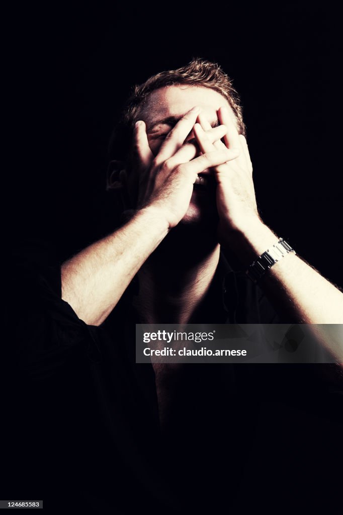 Despair Man Color Image High-Res Stock Photo - Getty Images