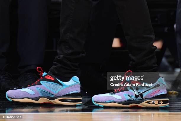 Sneakers worn by John Wall of the LA Clippers during the game on January 17, 2023 at Crypto.Com Arena in Los Angeles, California. NOTE TO USER: User...