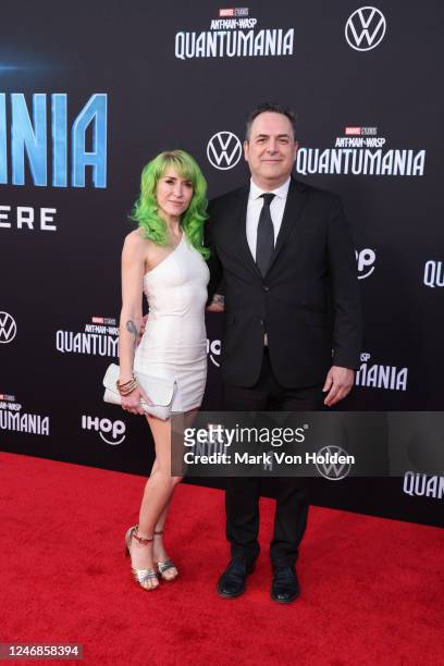 Tom Scharpling at the premiere of "Ant Man and The Wasp: Quantumania" held at Regency Village Theatre on February 6, 2023 in Los Angeles, California.