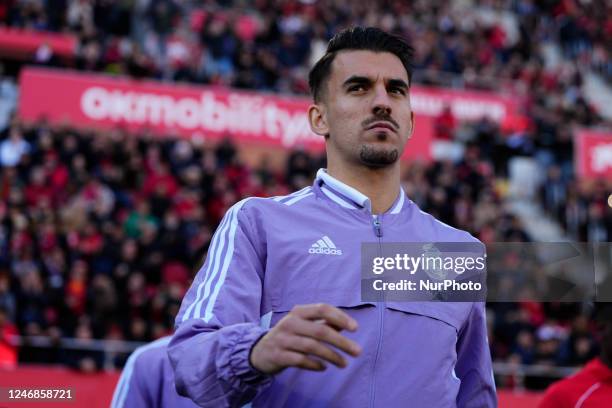 Dani Ceballos central midfield of Real Madrid and Spain during the LaLiga Santander match between RCD Mallorca and Real Madrid CF at Visit Mallorca...