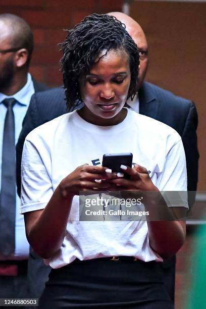 Duduzile Zuma at Pietermaritzburg High Court on February 02, 2023 in Pietermaritzburg, South Africa. It is reported that State prosecutor Adv Billy...