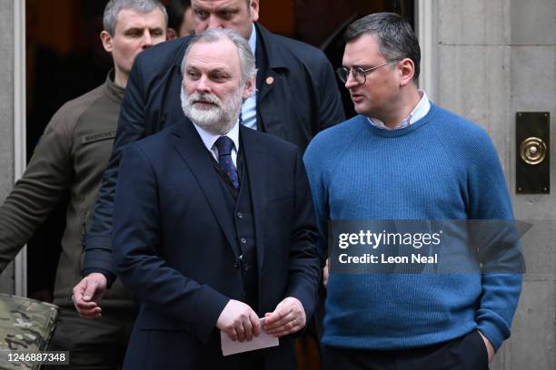 Tim Barrow , National Security Adviser of the United Kingdom, leaves 10 Downing Street following a bilateral meeting with Ukrainian President,...