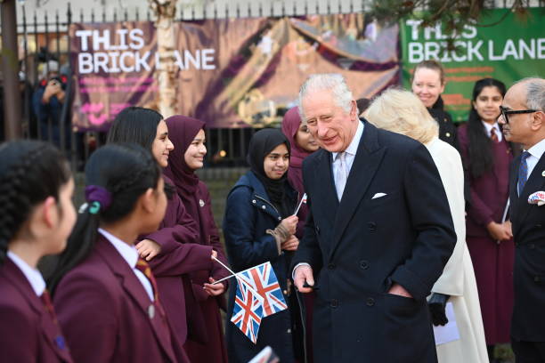GBR: King Charles III And The Queen Consort Visit East London