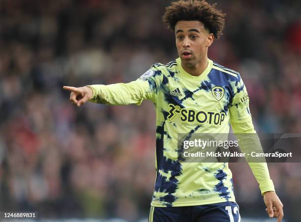 Leeds United's Tyler Adams during the Premier League match between Nottingham Forest and Leeds United at City Ground on February 5, 2023 in...