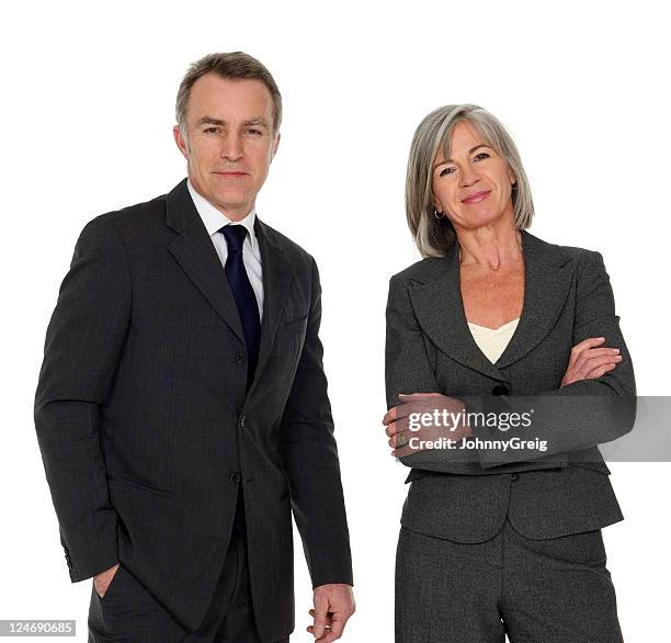 mature business team - business mature couple portrait stock pictures, royalty-free photos & images