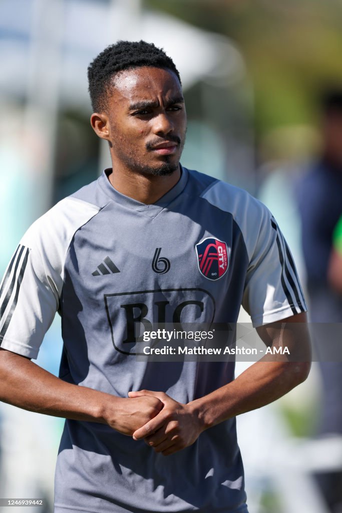 Njabulo Blom of St Louis City SC during the MLS PreSeason 2023... News