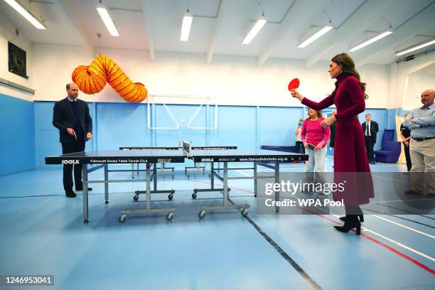 Prince William, Prince of Wales, known as the Duke of Cornwall and Catherine, Princess of Wales, known as the Duchess of Cornwall while in Cornwall...