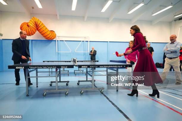 Prince William, Prince of Wales, known as the Duke of Cornwall and Catherine, Princess of Wales, known as the Duchess of Cornwall while in Cornwall...