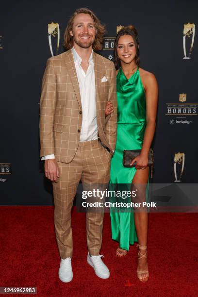 Cole and Kylie Pickrell at The 12th Annual NFL Honors held at Symphony Hall at the Phoenix Convention Center on February 9, 2023 in Phoenix, Arizona.