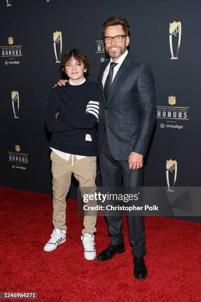 Isaac Hayden McHale and Joel McHale at The 12th Annual NFL Honors held at Symphony Hall at the Phoenix Convention Center on February 9, 2023 in...