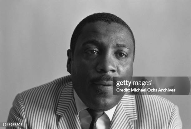 American comedian and civil rights activist Dick Gregory in Hawaii, 18th July 1964.