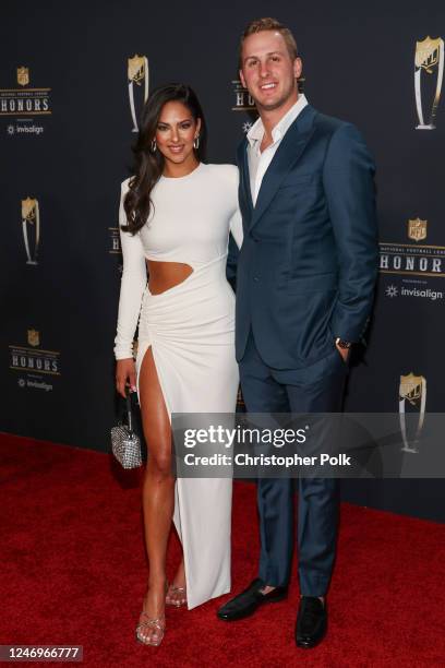 Christen Harper and Jared Goff at The 12th Annual NFL Honors held at Symphony Hall at the Phoenix Convention Center on February 9, 2023 in Phoenix,...