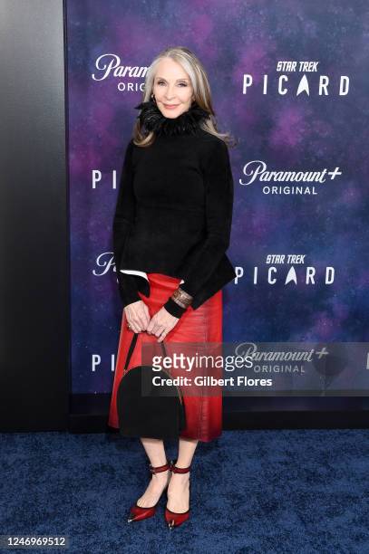 Gates McFadden at the premiere of "Star Trek: Picard the Final Season" held at TCL Chinese Theatre on February 9, 2023 in Los Angeles, California.