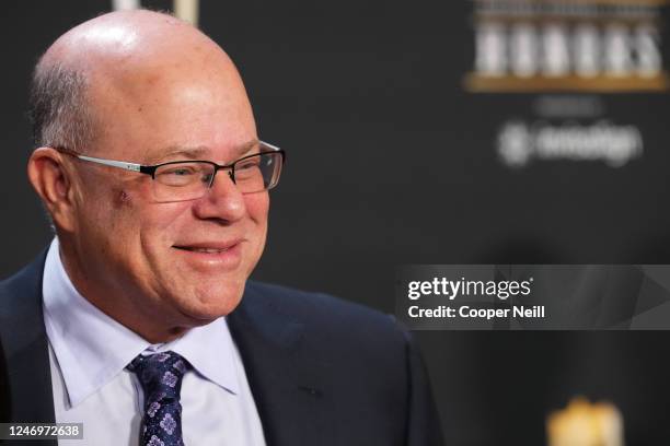 David Tepper poses for a photo on the red carpet during NFL Honors at the Symphony Hall on February 9, 2023 in Phoenix, Arizona.