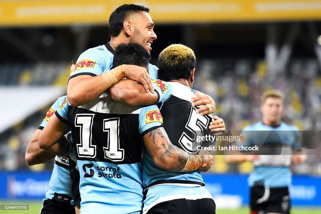 NRL Rd 4 - Cowboys v Sharks