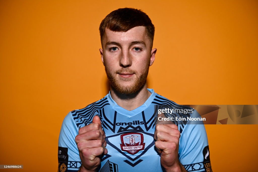 Alex Rutter Goalkeeper Galway , Ireland - 9 February 2023; Alex Rutter poses for a portrait ...