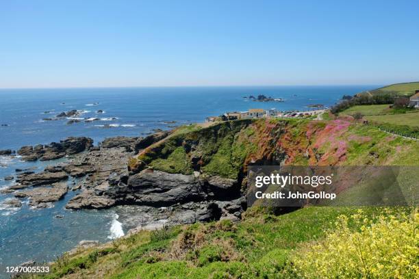 lizard point, cornwall, uk - the lizard peninsula england stock pictures, royalty-free photos & images