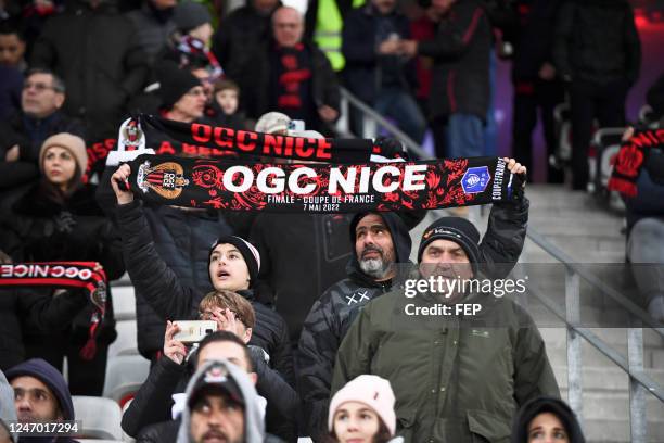 Illustration during the Ligue 1 Uber Eats match between Nice and Ajaccio at Allianz Riviera on February 10, 2023 in Nice, France.