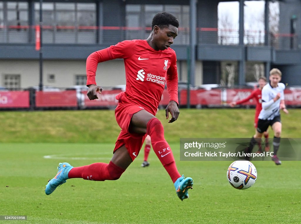 Liverpool U18 v Derby County U18 - U18 Premier League
