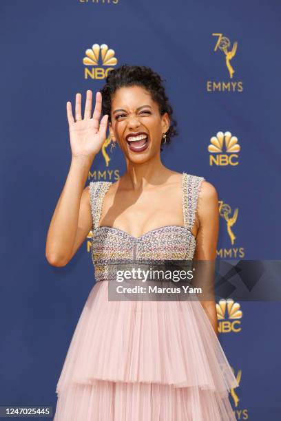 September 17, 2018: Stefani Robinson?arriving at the 70th Primetime Emmy Awards at the Microsoft Theater?in Los Angeles, CA.