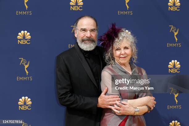 September 17, 2018:?Mandy Patinkin and Kathryn Grody?arriving at the 70th Primetime Emmy Awards at the Microsoft Theater?in Los Angeles, CA.