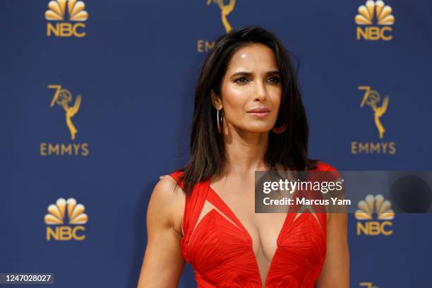 September 17, 2018: Padma Lakshmi arriving at the 70th Primetime Emmy Awards at the Microsoft Theater?in Los Angeles, CA.