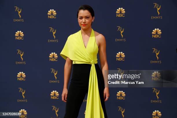 September 17, 2018: Tatiana Maslany arriving at the 70th Primetime Emmy Awards at the Microsoft Theater?in Los Angeles, CA.