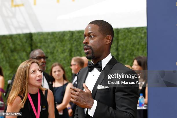 September 17, 2018: ????Sterling K. Brown at the 70th Primetime Emmy Awards at the Microsoft Theater?in Los Angeles, CA.