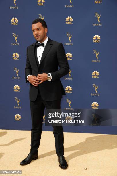September 17, 2018: O. T. Fagbenle arriving at the 70th Primetime Emmy Awards at the Microsoft Theater?in Los Angeles, CA.