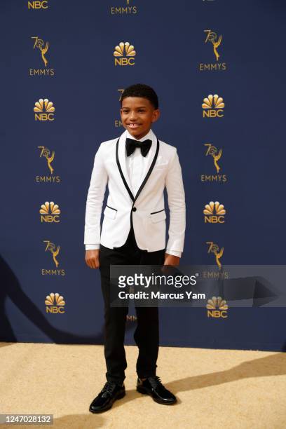 September 17, 2018: ?Lonnie Chavis?arriving at the 70th Primetime Emmy Awards at the Microsoft Theater?in Los Angeles, CA.