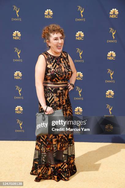 September 17, 2018: ?????Emily Heller???arriving at the 70th Primetime Emmy Awards at the Microsoft Theater?in Los Angeles, CA.