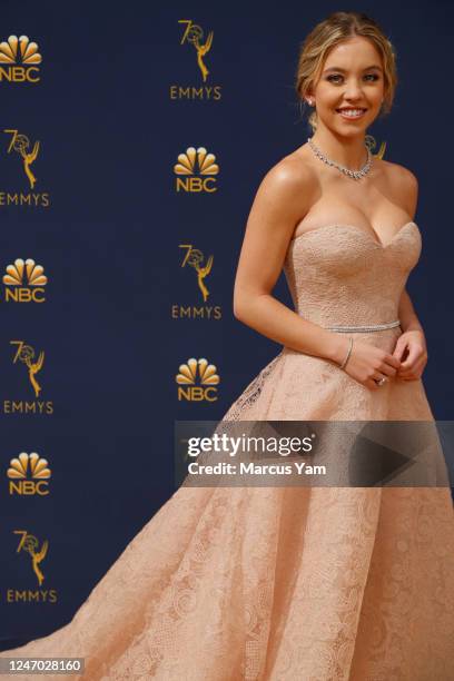 September 17, 2018: ?Sydney Sweeney?arriving at the 70th Primetime Emmy Awards at the Microsoft Theater?in Los Angeles, CA.