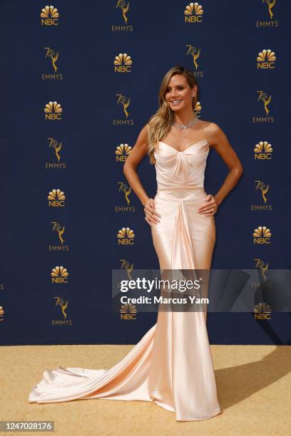 September 17, 2018: Heidi Klum arriving at the 70th Primetime Emmy Awards at the Microsoft Theater?in Los Angeles, CA.