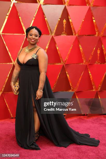 March 4, 2018 Patrisse Cullors during the arrivals at the 90th Academy Awards on Sunday, March 4, 2018 at the Dolby Theatre at Hollywood & Highland...